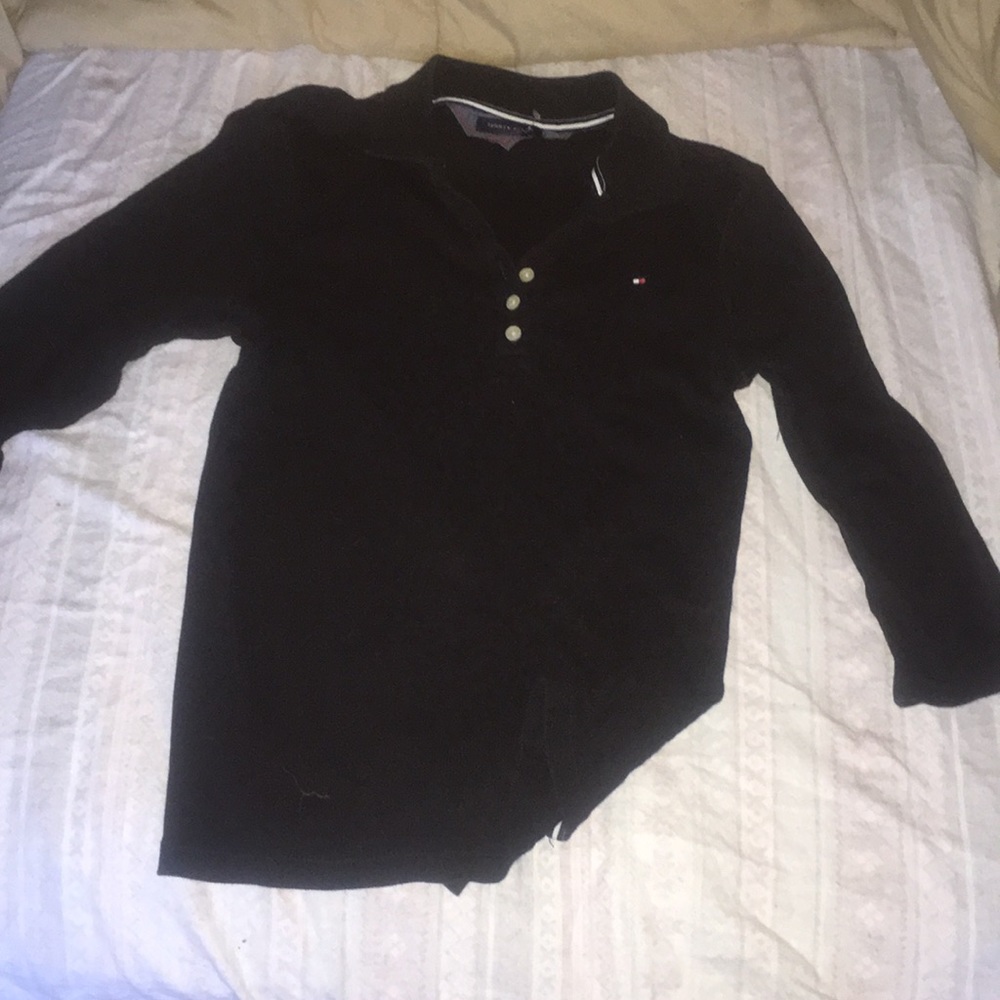 tommy hilfigure button collar shirt